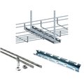 Kable Kontrol Cable Tray Hanger Kit - 4" Wide Horizontal Support Bars - (2) 3/8" Threaded Rod  - (2) Common Nuts NL8504010